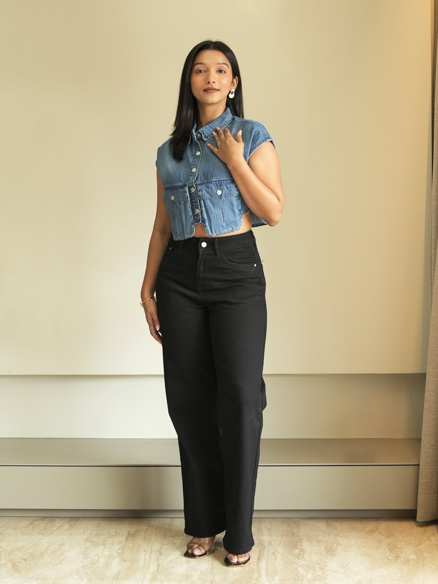 Blackout Straight Jeans