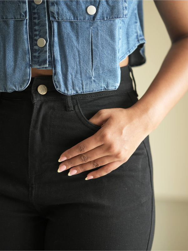 Blackout Straight Jeans