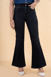 Carbon Black Bootcut Jeans
