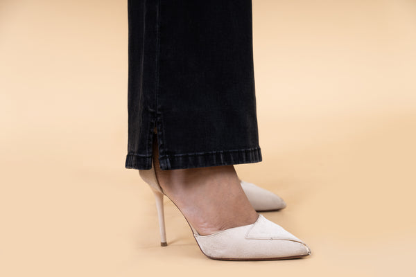 Carbon Black Bootcut Jeans