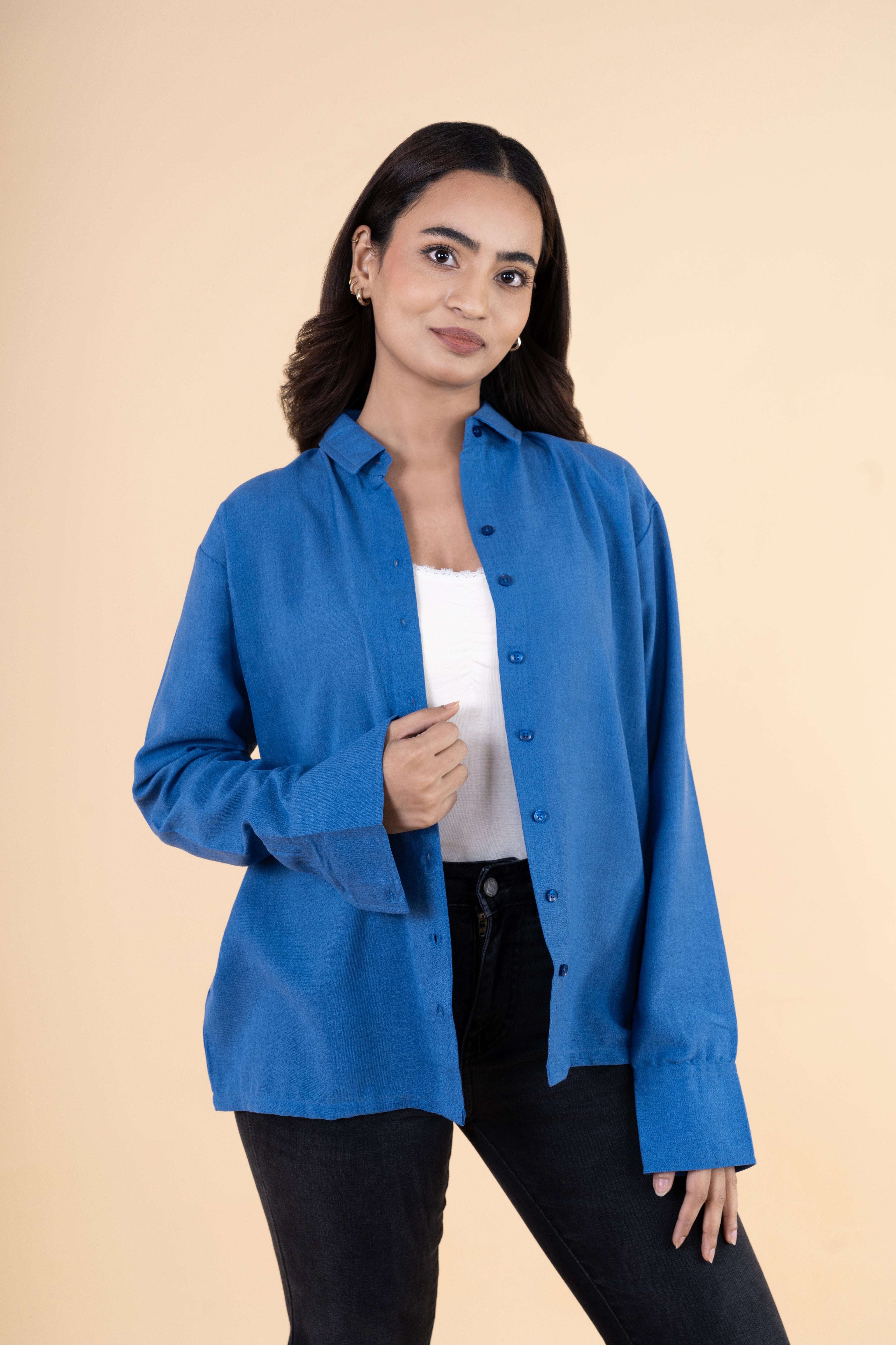 Oversized Linen Shirt