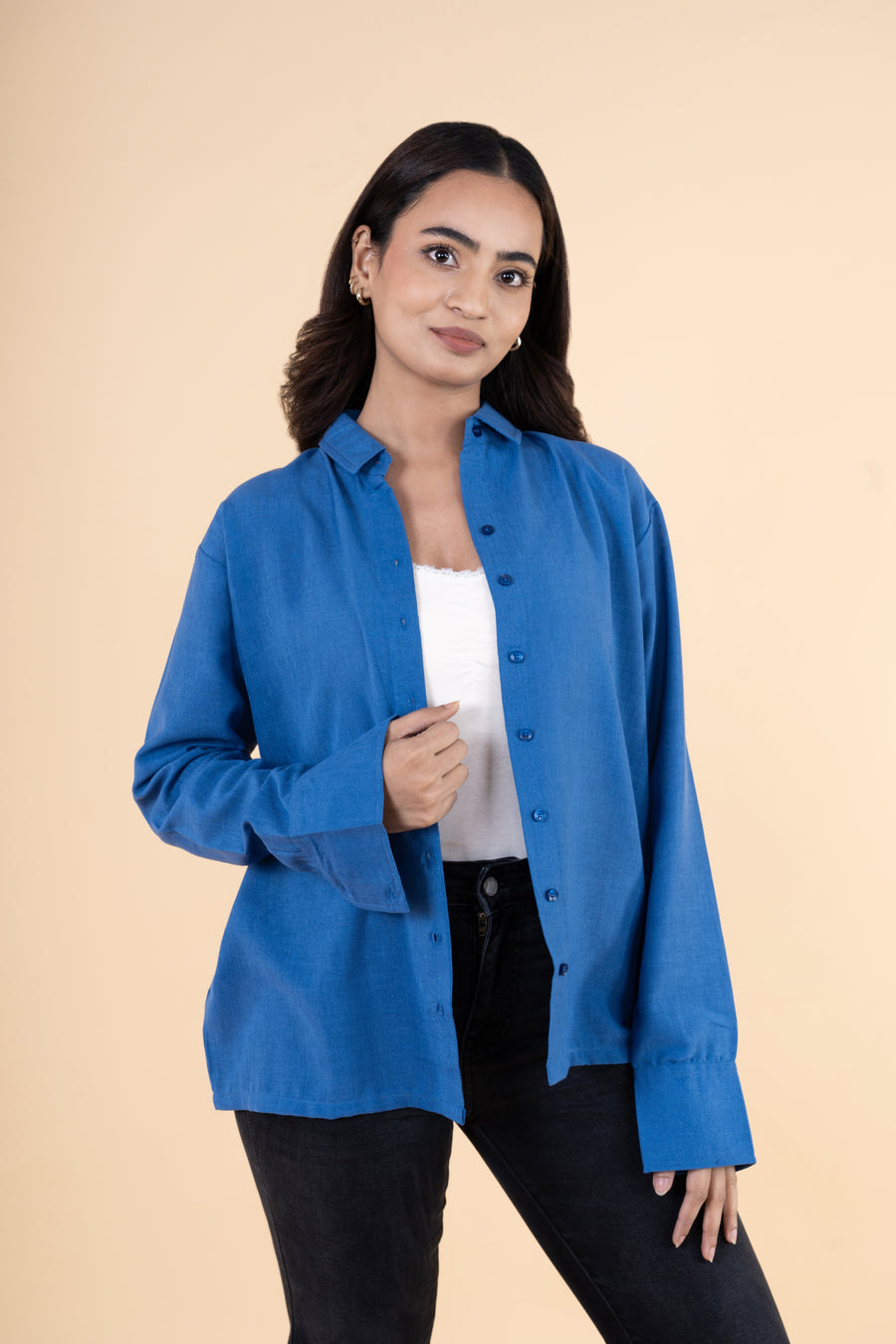 Oversized Linen Shirt