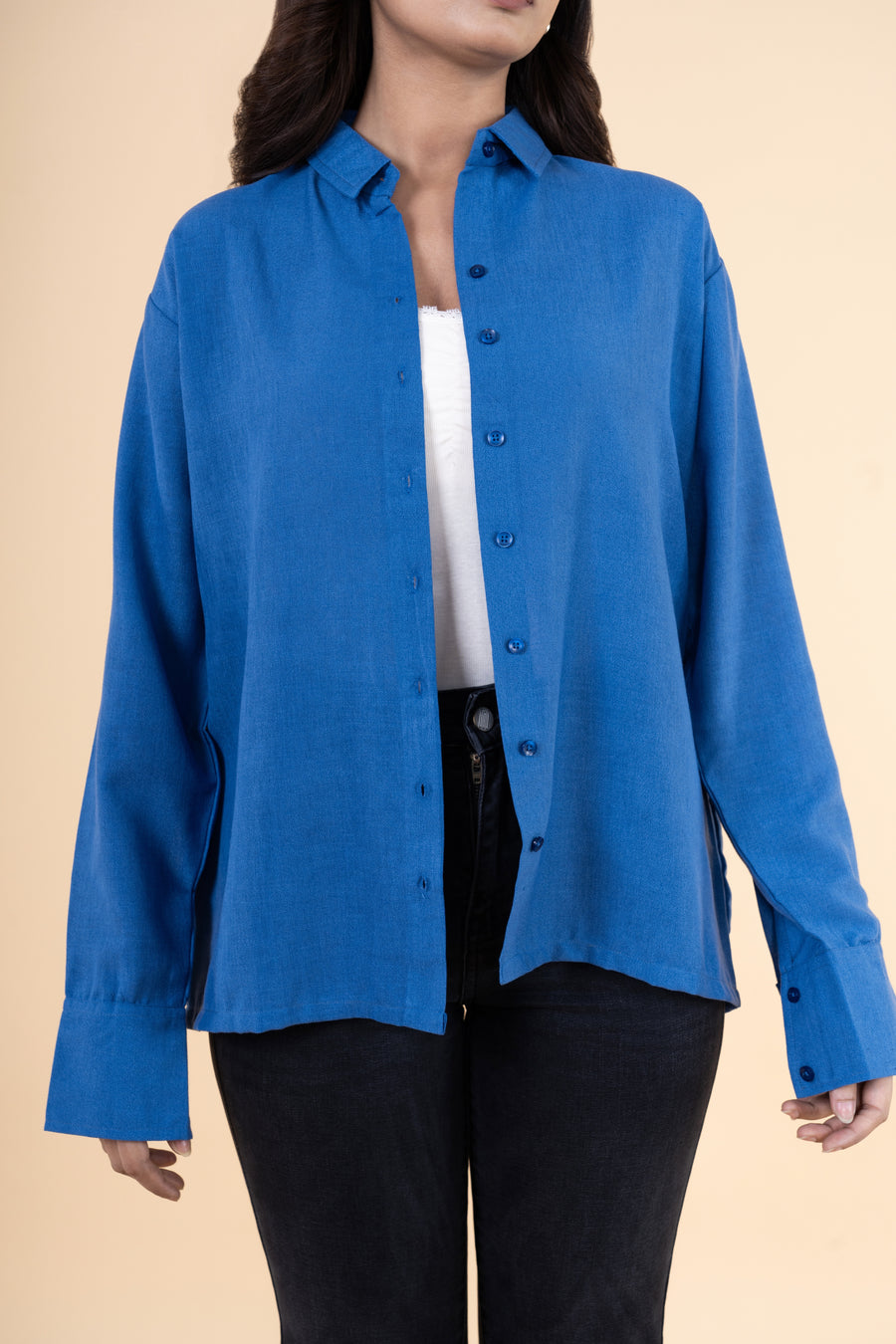 Oversized Linen Shirt