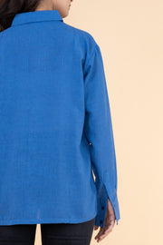 Oversized Linen Shirt