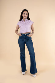 90s Green Tinted Bootcut Jeans