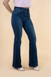 90s Green Tinted Bootcut Jeans