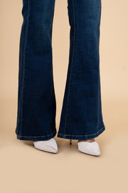 90s Green Tinted Bootcut Jeans