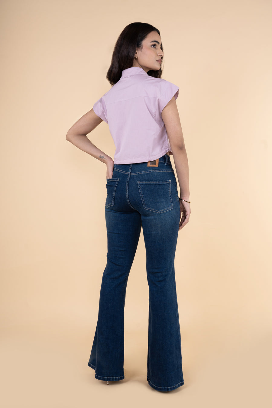 90s Green Tinted Bootcut Jeans