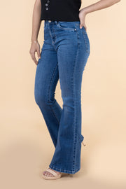 90s Stone Blue Bootcut Jeans