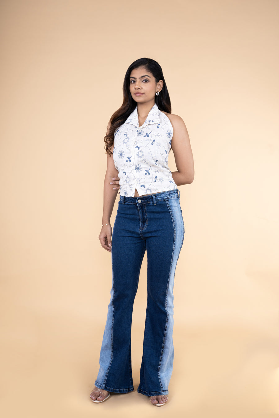 IRIS Blue Bootcut Jeans