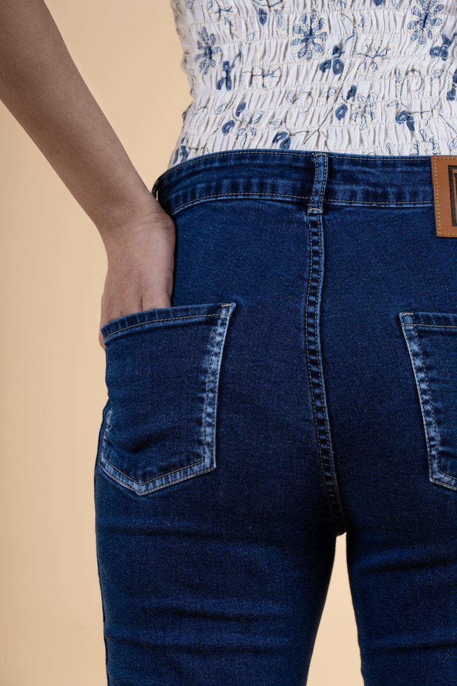 IRIS Blue Bootcut Jeans