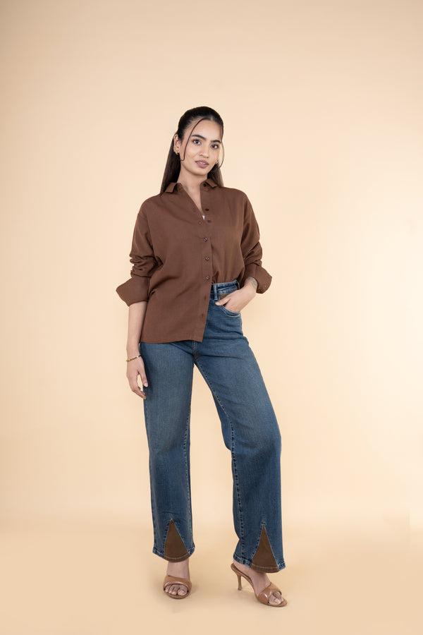 Oversized Linen Shirt