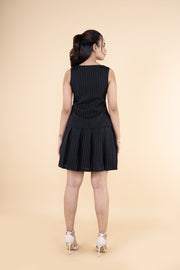 Off To Work Striped Vest