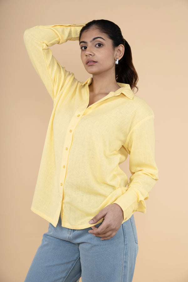 Oversized Linen Shirt