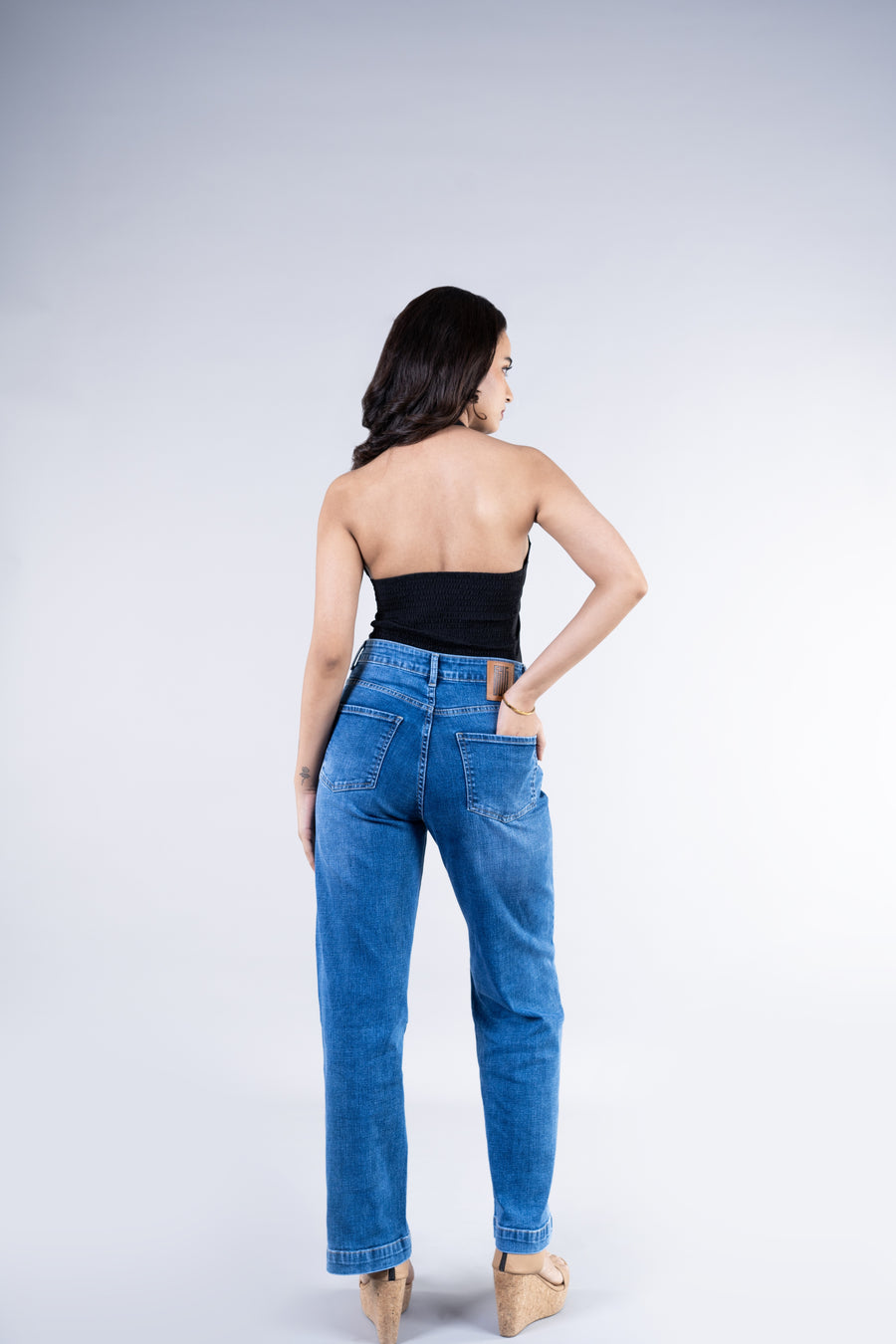 Black Halter Neck Top