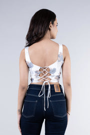 Floral Printed Corset Top