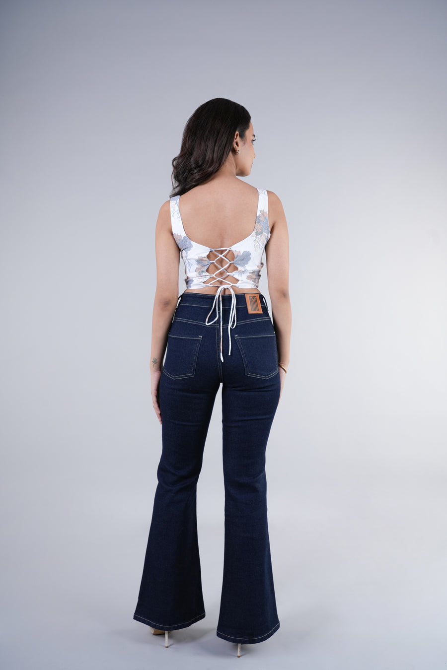 Classic Raw Wash Bootcut Jeans