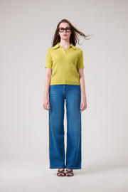 Everyday Mid-Blue Wide Jeans