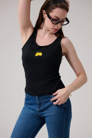 Lemon Embroidery Tank Top