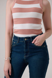Peach Knit Tank Top