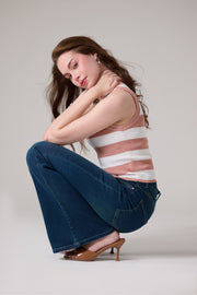 Peach Knit Tank Top