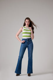 90s Stone Blue Bootcut Jeans