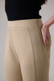 Cream Flared Pants