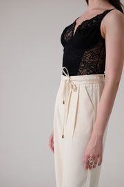 White Korean Pants