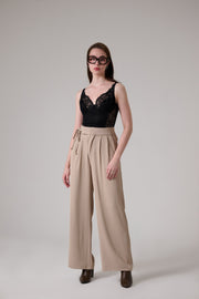 Belted Korean Pants