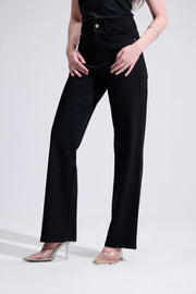 Studded Straight Fit Jeans