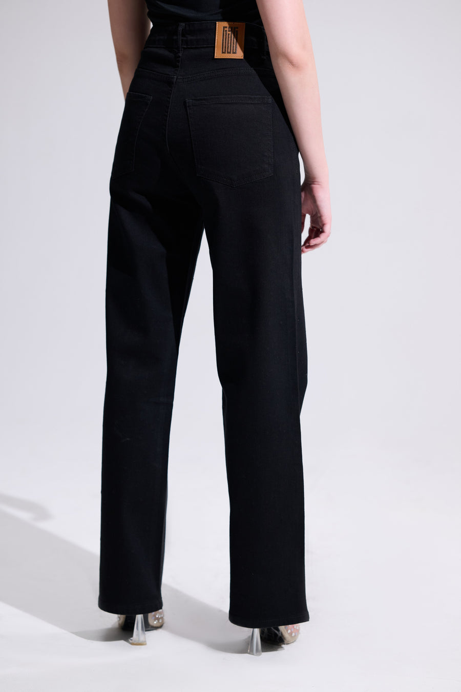 Studded Straight Fit Jeans