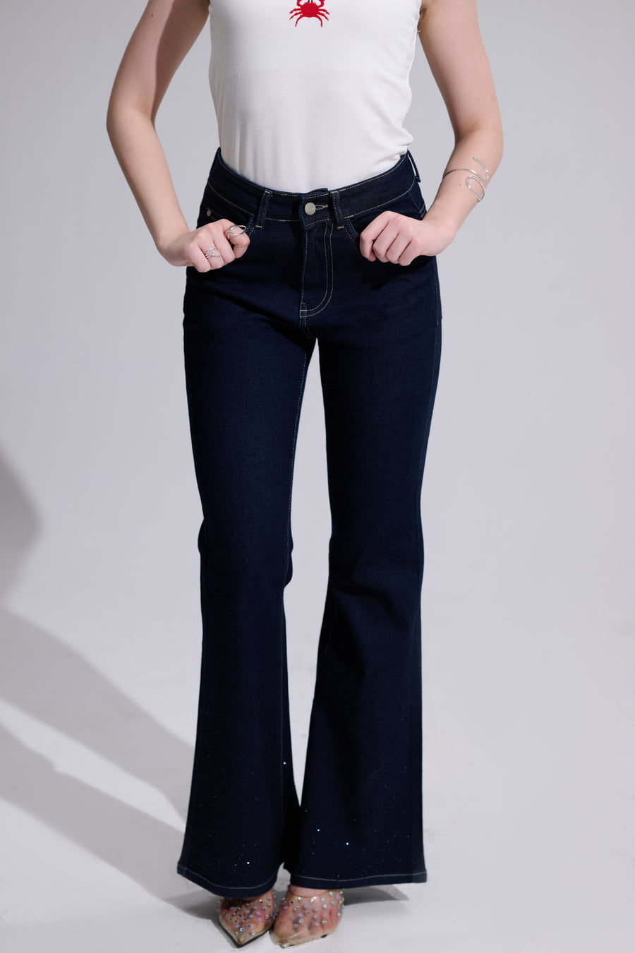 Rhinestone Bootcut