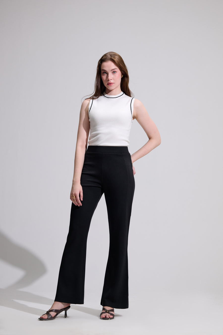 Black Flared Pants