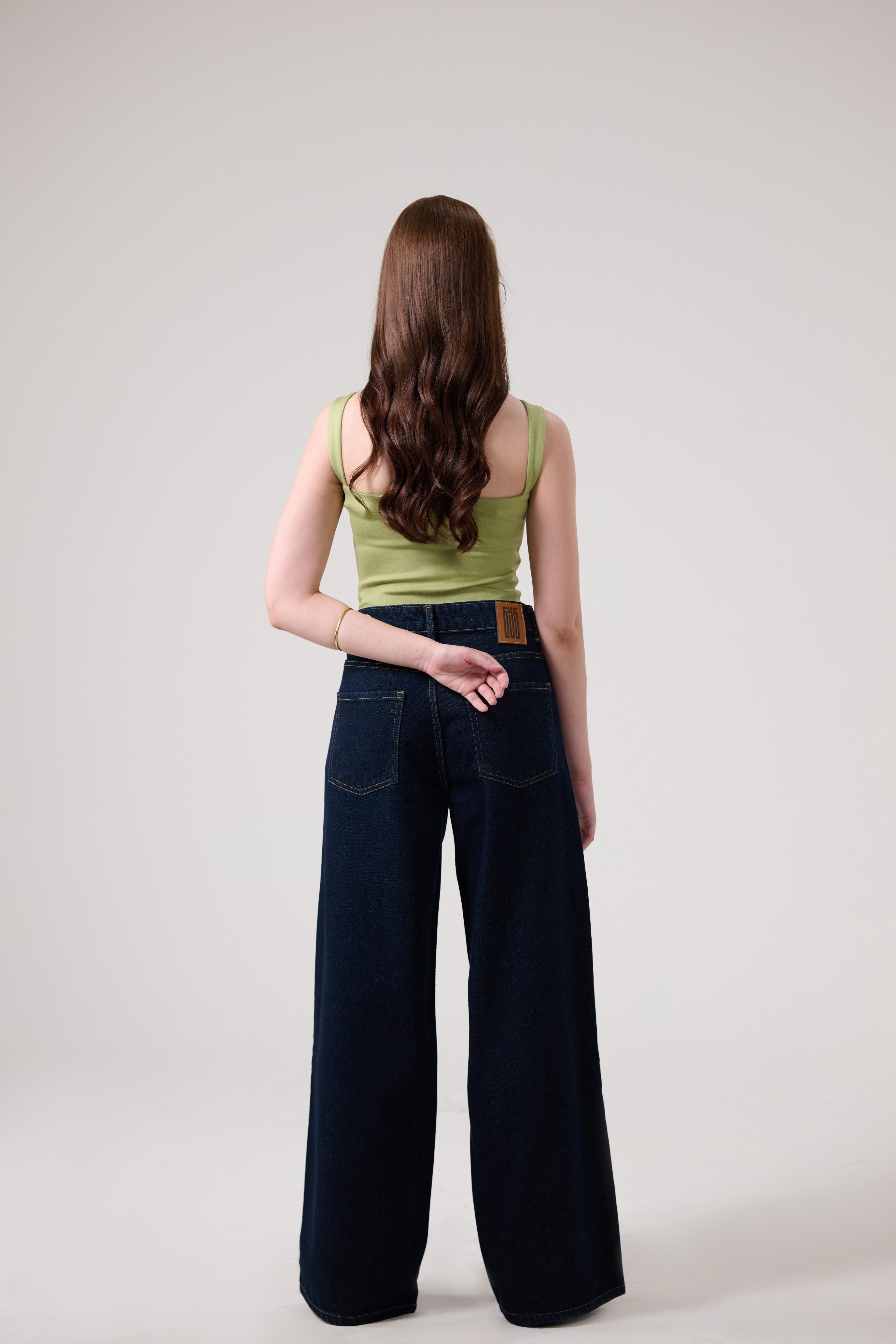 Raw Wideleg Jeans