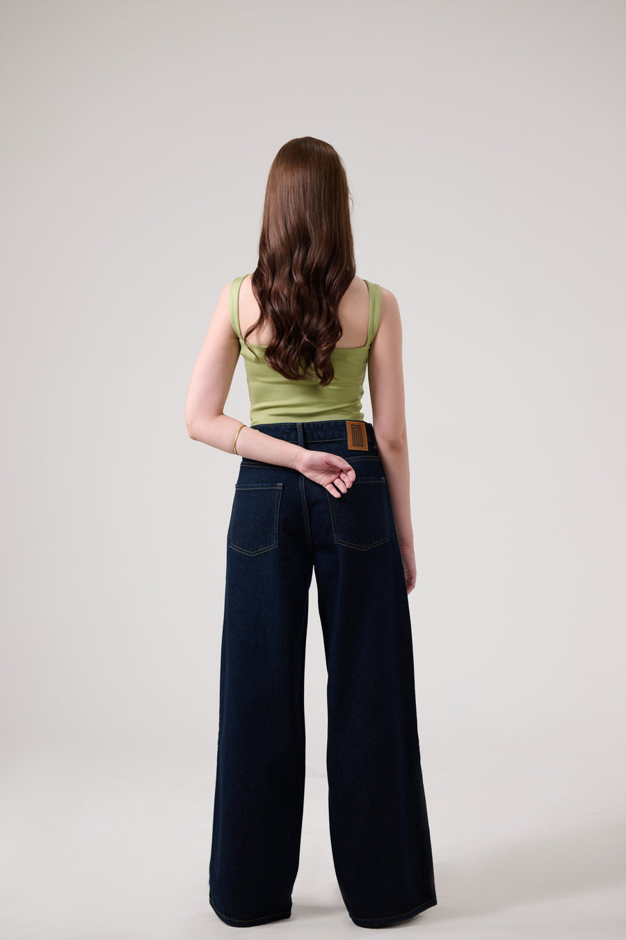 Raw Wideleg Jeans
