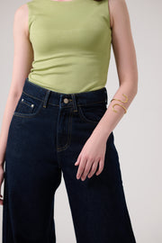 Raw Wideleg Jeans