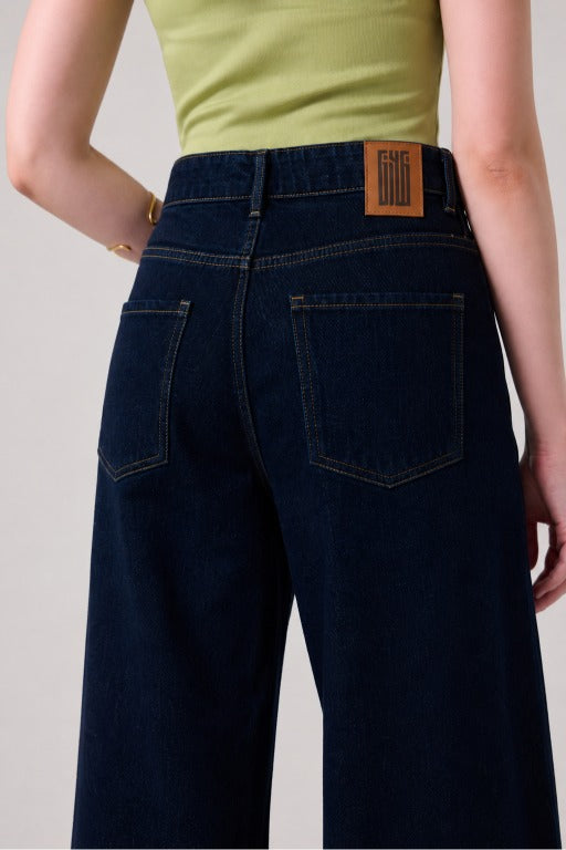 Raw Wideleg Jeans